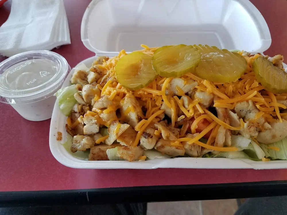 19 Medium Grilled Chicken Salad with Ranch Dressing